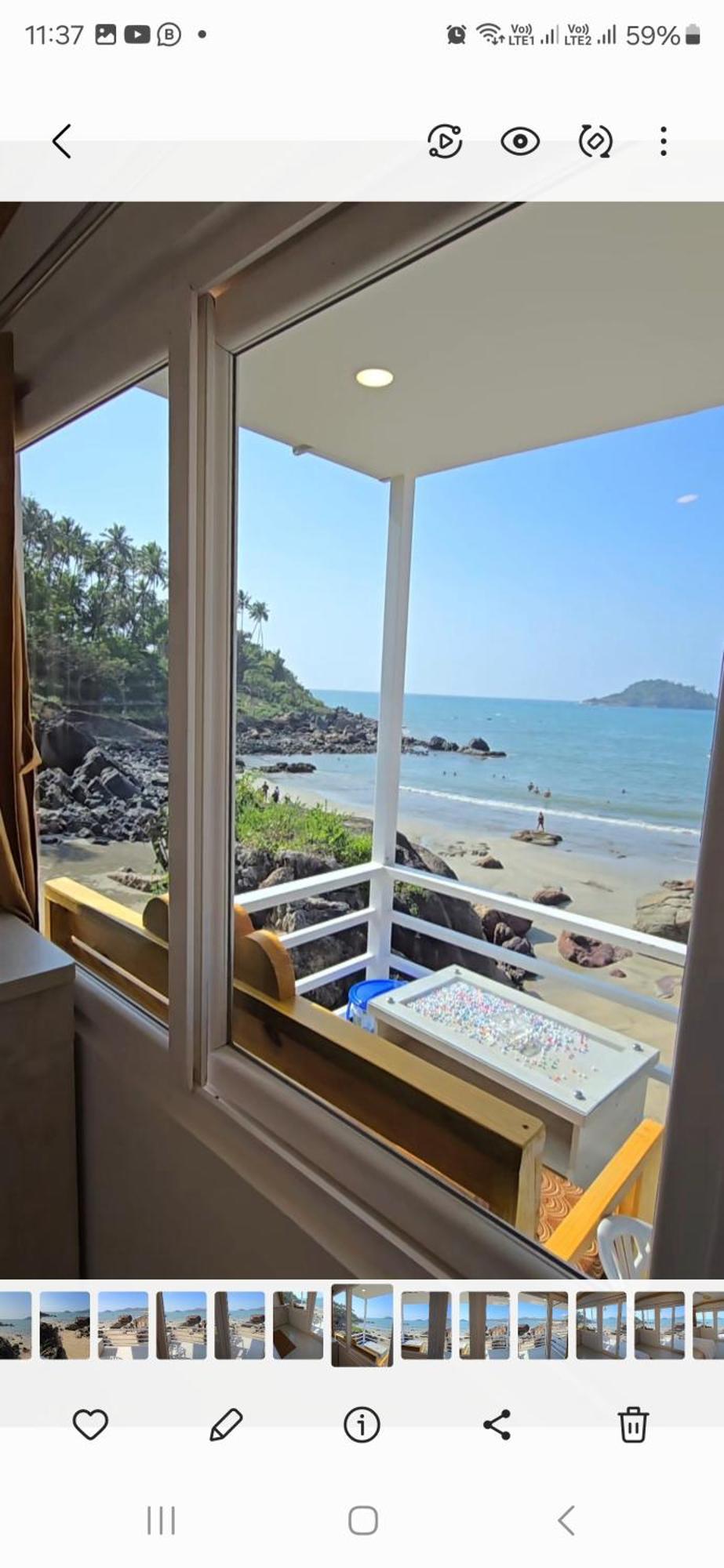 Pacific Sunset View Palolem Hotel Bagian luar foto